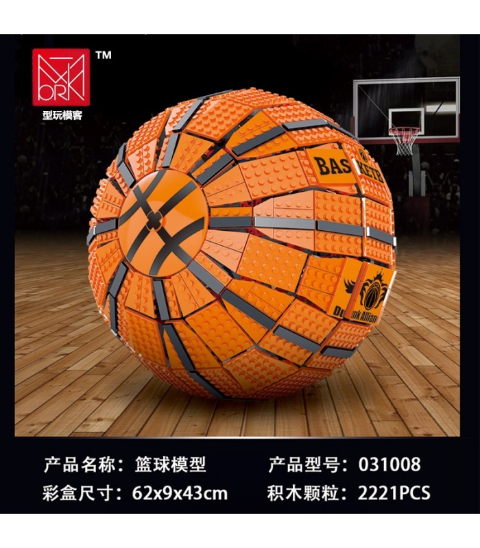 MORK 031008 Juego de bloques de construcción modelo baloncesto