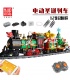 MOULD KING 12012 Christmas Series Steam Electric Train Building Block Toy Set