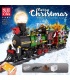 MOULD KING 12012 Christmas Series Steam Electric Train Building Block Toy Set