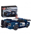 MOLD KING 27002 Straßensperre Polizei Sportwagen Bausteine Spielzeug-Set