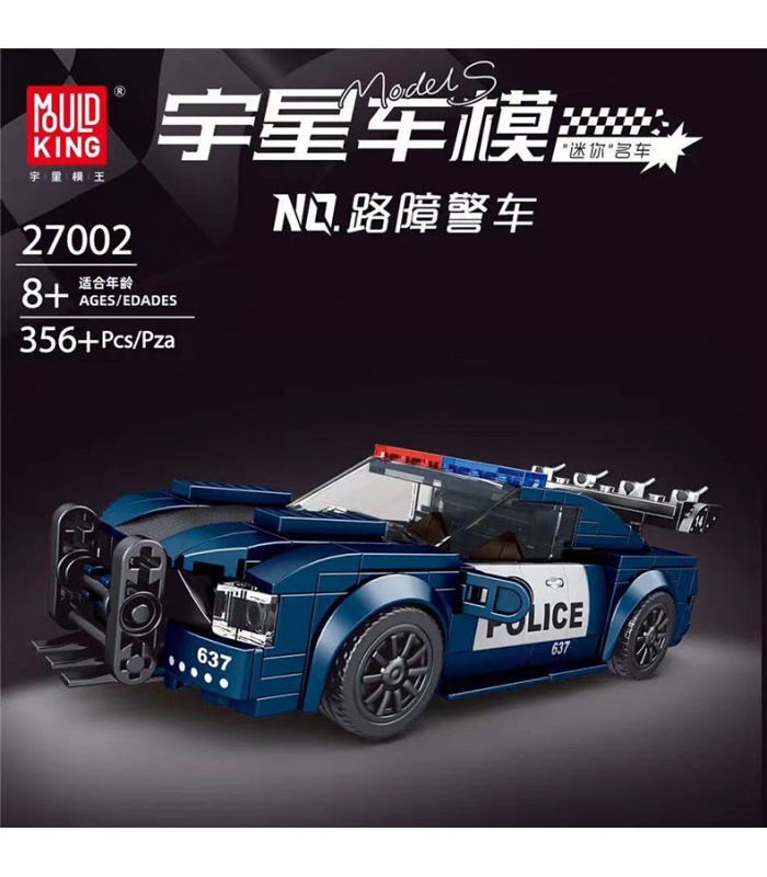 MOLD KING 27002 Roadblock Police Sport Car Building Blocks Juego de juguetes