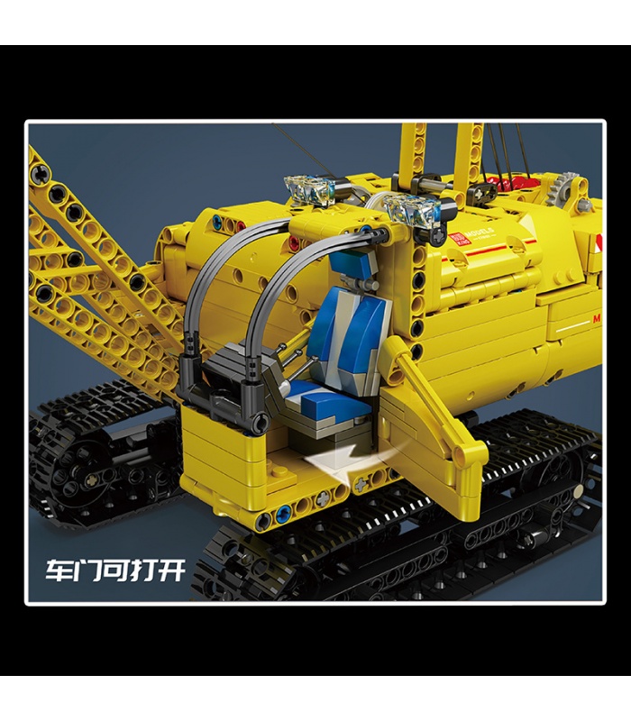 MOULE KING 17001 Motorisé Crawler Crane Télécommande Blocs de Construction Ensemble de