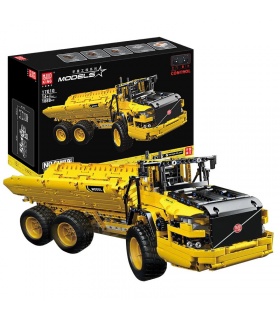 MOULD KING 17010 Engineering Dump Truck Remote Control Building Blocks Toy Set