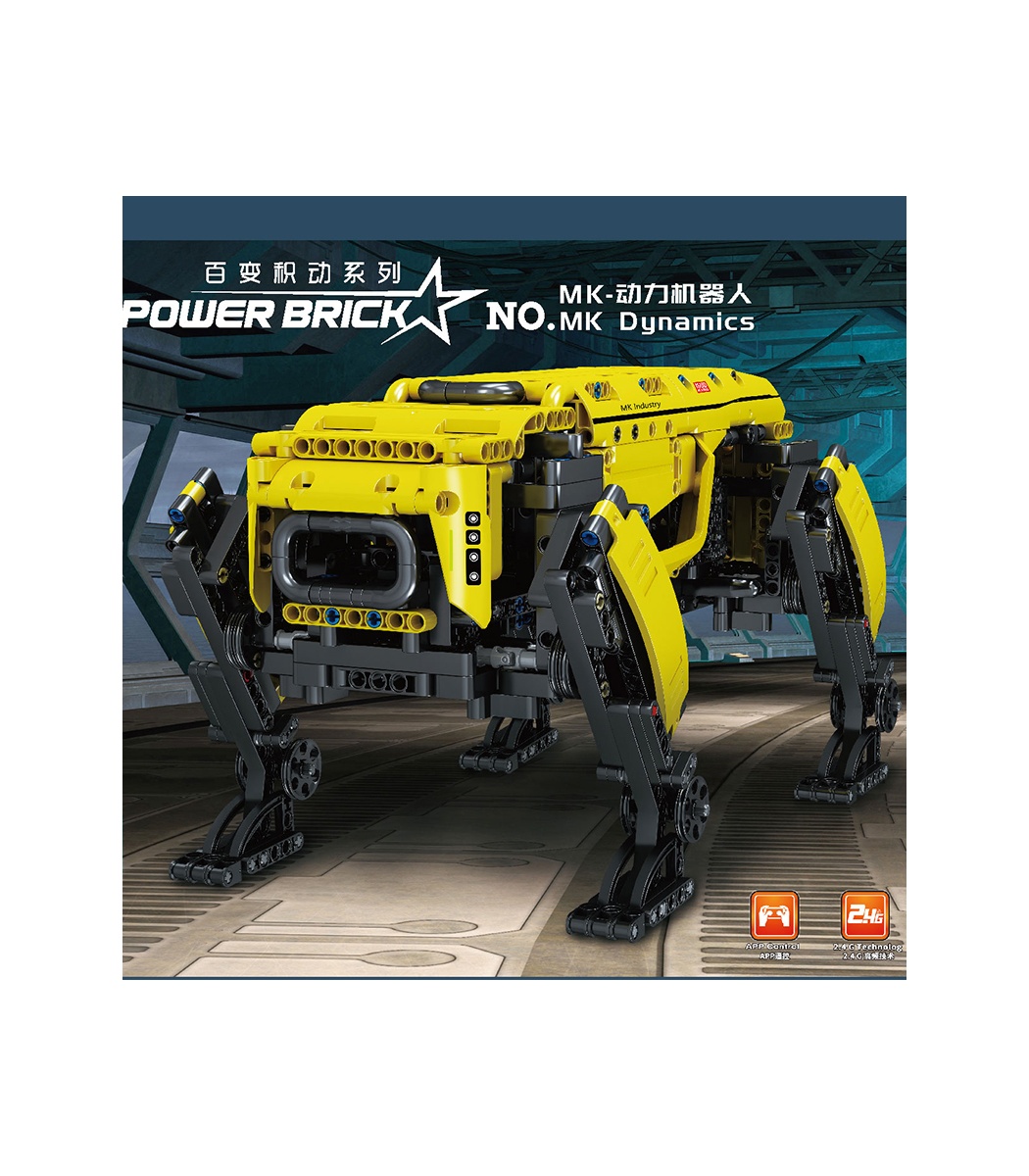 Custom Moc Same As Major Brands! Mk 15066 Technical Robot Toys The RC Motorized Boston Dynamics Big Dog Model Alphadog Building Blocks Bricks Kids