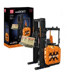 MOLD KING 17040 Reach Truck Shelf Lift Chariot élévateur Télécommande Building Blocks Toy