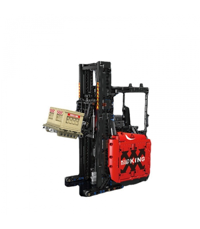 MOLD KING 17041 Engineering Series Red Reach Truck Télécommande Blocs de construction