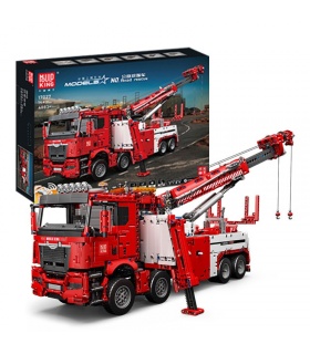 MOLD KING 17027 Straßenrettungsfahrzeug Engineering Series Building Blocks Toy Set