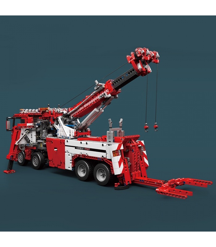 MOLD KING 17027 Straßenrettungsfahrzeug Engineering Series Building Blocks Toy Set