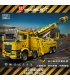 MOULD KING 17028 Yellow Road Rescue Vehicle Engineering Series Building Blocks Toy Set