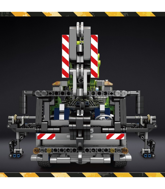 MOULD KING 17035 Green Engineering Crane Building Blocks Toy Set