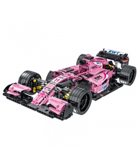 MORK 023009 F1 VJM10 rose Force inde modèle de voiture de sport briques de construction ensemble de jouets