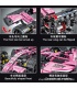 MORK 023009 F1 VJM10 핑크 포스 인도 스포츠카 모델 빌딩 벽돌 장난감 세트