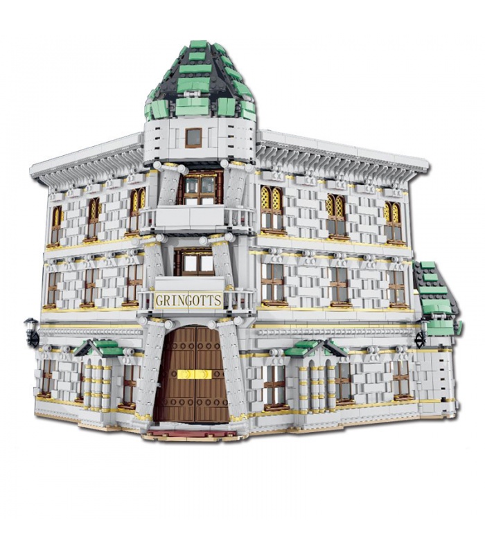 MORK 032101 Gringotts Bank ucraniano Ironbelly Dragon Diagon Alley modelo bloques de construcción