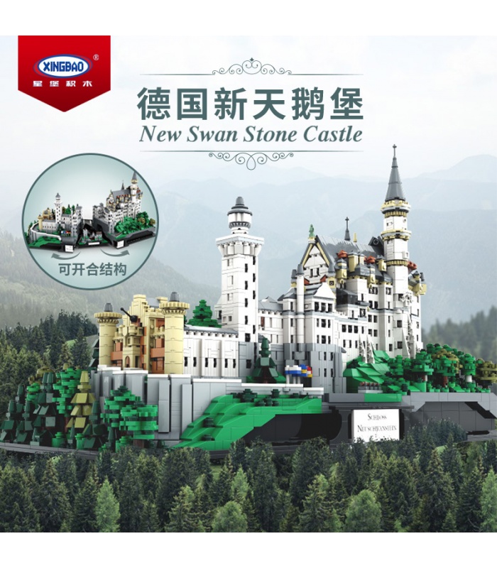 XINGBAO 05002 Neuschwanstein New Swan Stone Castle Building Blocks Toy Set