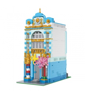 XINYU YC20005 Barber Shop City Street View Series Building Bricks Toy Set