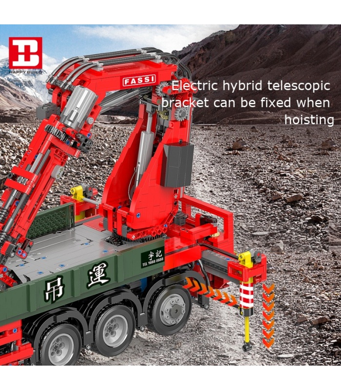 XINYU YC-GC008 Large Crane Remote Control Building Bricks Toy Set