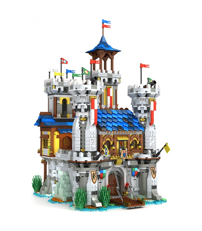 Reobrix 66006 European Medieval Lion Castle Architecture Series Building Bricks Toy Set