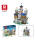 Reobrix 66006 European Medieval Lion Castle Architecture Series Building Bricks Toy Set