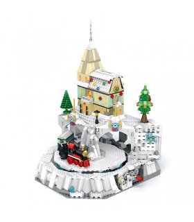 Reobrix 66003 Christmas in Town Building Blocks Toy Set