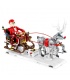 Reobrix 66002 Santa Christmas Sleigh Building Blocks Toy Set