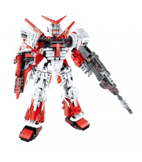 IMMASTER 6824 Robot Series Red Flame God Gun Building Blocks Toy Set