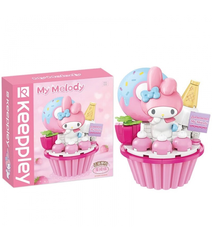 Keeppley K20814 Melody Cupcake Sanrio Series Building Blocks Toy Set