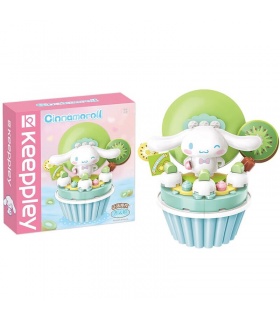 Keeppley K20815 Cinnamoroll Cupcake Sanrio série blocs de construction ensemble de jouets