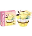 Keeppley K20816 Pompompurin Cupcake Sanrio Series Building Blocks Toy Set