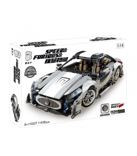 KBOX 10227 Serie mecánica Maserati Juego de juguetes de bloques de construcción de automóviles deportivos