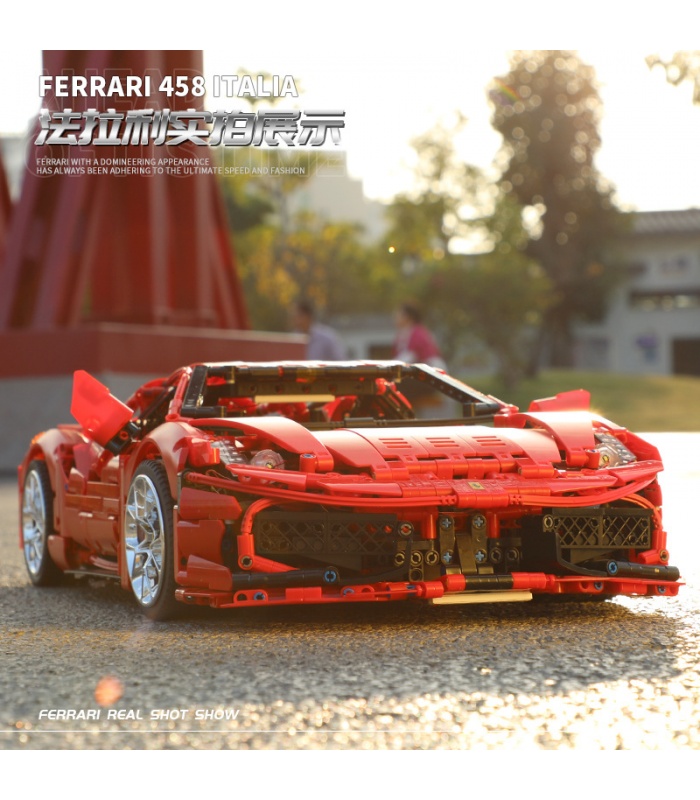 KBOX 10304 テクノロジーシリーズ フェラーリ 458 スポーツカー ビルディングブロックおもちゃセット
