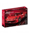 KBOX 10304 Serie Tecnológica Ferrari 458 Juego de juguetes de bloques de construcción de automóviles deportivos