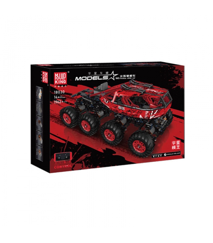 MOULD KING 18030 Red Firefox Climb Car Model Series Juego de bloques de construcción de juguete