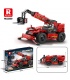 REOBRIX 22020 Telescopic Forklift Truck Technology Machinery Series Building Blocks Toy