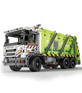 REOBRIX 22022 압축 쓰레기 트럭 빌딩 블록 장난감 세트