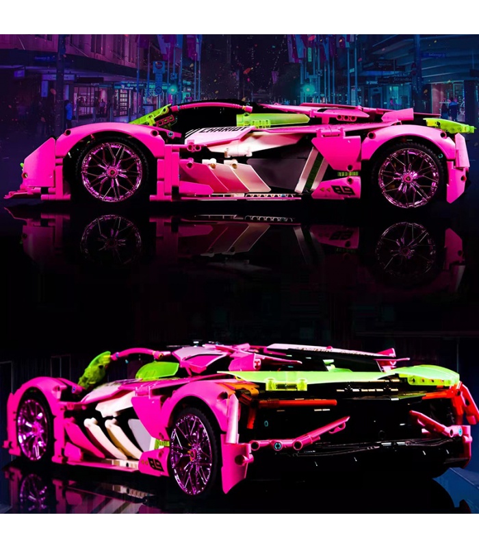 KBOX 10246 Rambo Cyber ​​Sports Car Building Blocks Toy Set