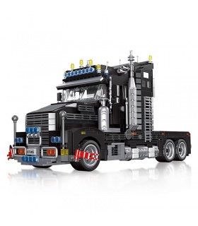 JIE STAR 92005 Juego de juguetes de bloques de construcción para camiones pesados
