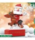 XINGBAO 18019 Christmas Santa Claus Music Box Building Block Toy Set