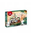 XINGBAO 18020 Feliz Navidad Castillo Caja de música Juego de juguetes de bloques de construcción