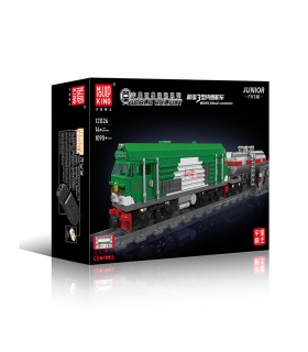 MOLD KING 12026 HXN 3 Diesellokomotive Bausteine Spielzeugset