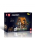 MOLD KING 16054 Medieval World Log Cabin Bausteine Spielzeugset