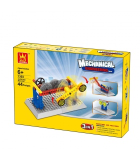 WANGE Mechanical Engineering Shooting Machine 1303 Building Blocks Educational Learning