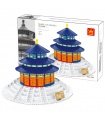 WANGE Le Temple du Ciel de Pékin 5222 Blocs de Construction Ensemble de Jouets
