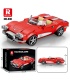 Juego de bloques de construcción de coches Chevrolet Corvette C1 Reobrix 808