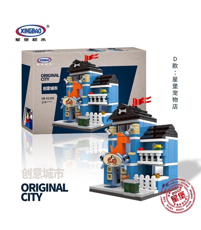 XINGBAO 01105 Original City Mini Modular Building Bricks Set