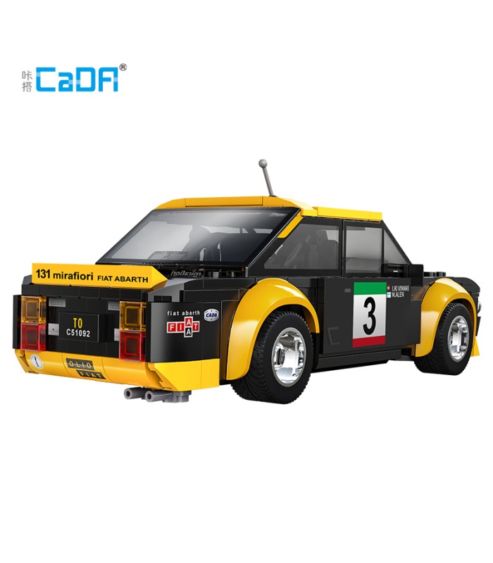 CADA C51092 フィアット アバルト 131 リモートコントロール レーシングカー ビルディングブロック おもちゃセット