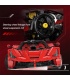 CADA C61505 Laferrari Viva Hypercar Red Racing Car Building Blocks 장난감 세트