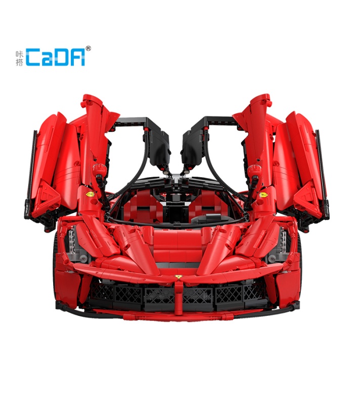 CADA C61505 Laferrari Viva Hypercar Red Racing Car Building Blocks 장난감 세트