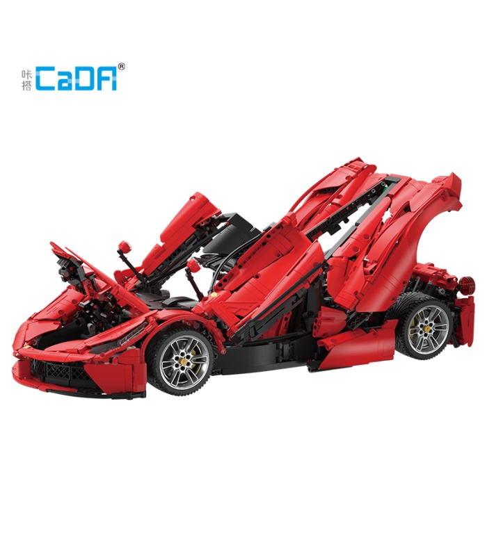 CADA C61505 Laferrari Viva Hypercar Red Racing Car Building Blocks Toy Set