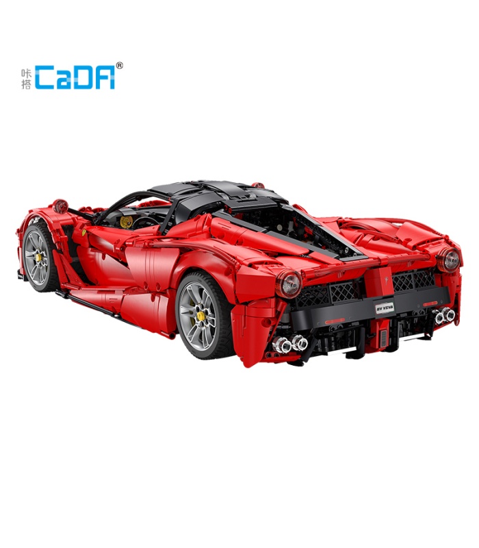 CADA C61505 Laferrari Viva Hypercar Red Racing Car Building Blocks Toy Set