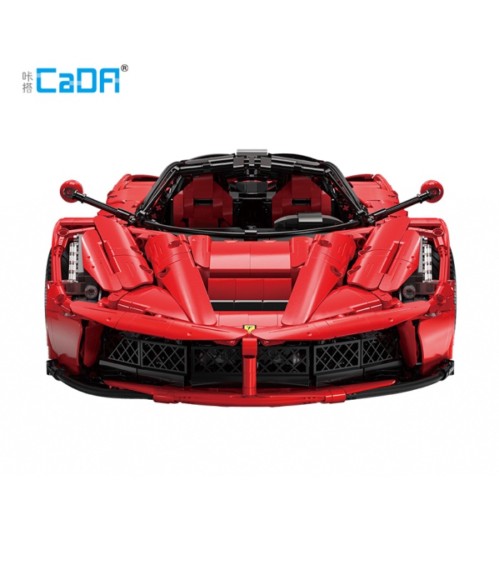 CADA C61505 Laferrari Viva Hypercar Red Racing Car Building Blocks 장난감 세트